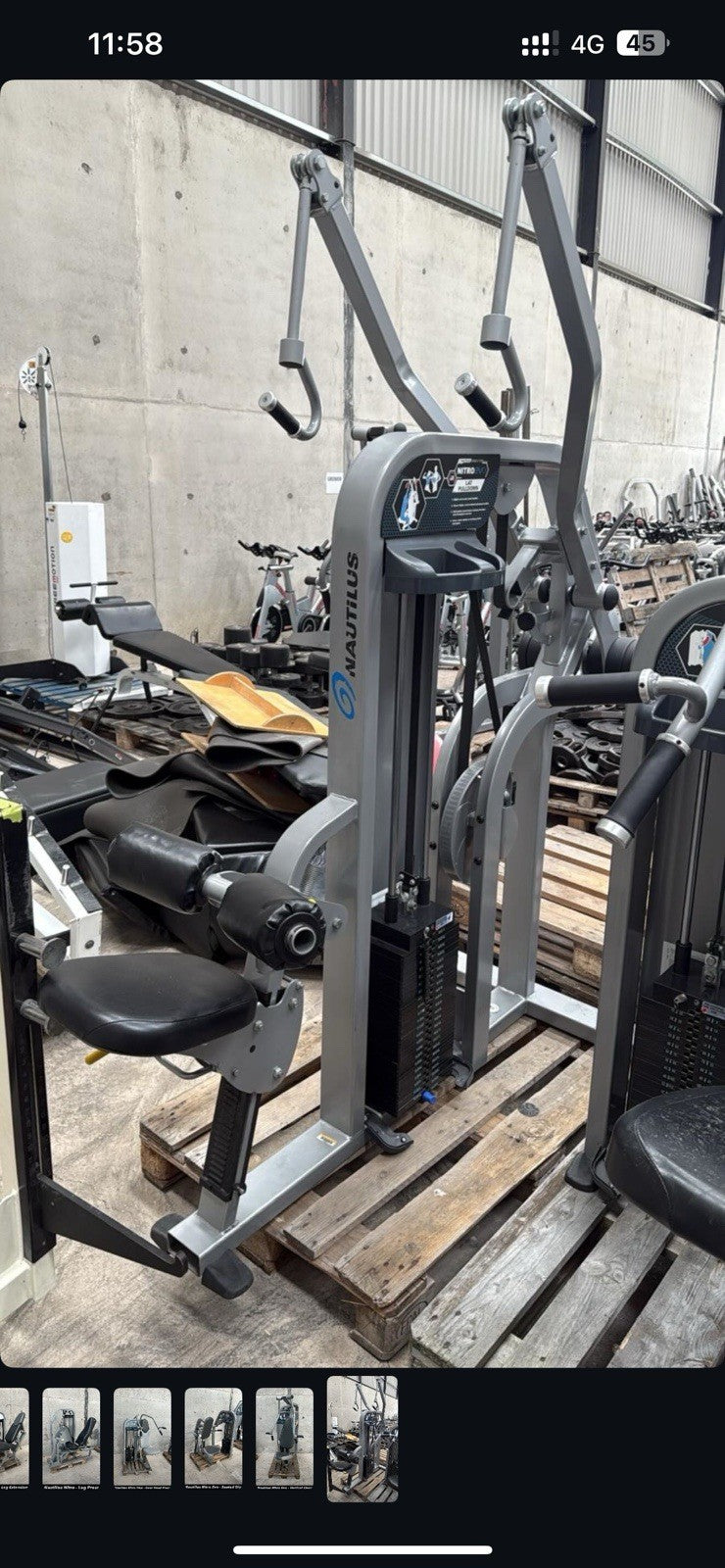 Nautilus Nitro Evo Lat Pulldown