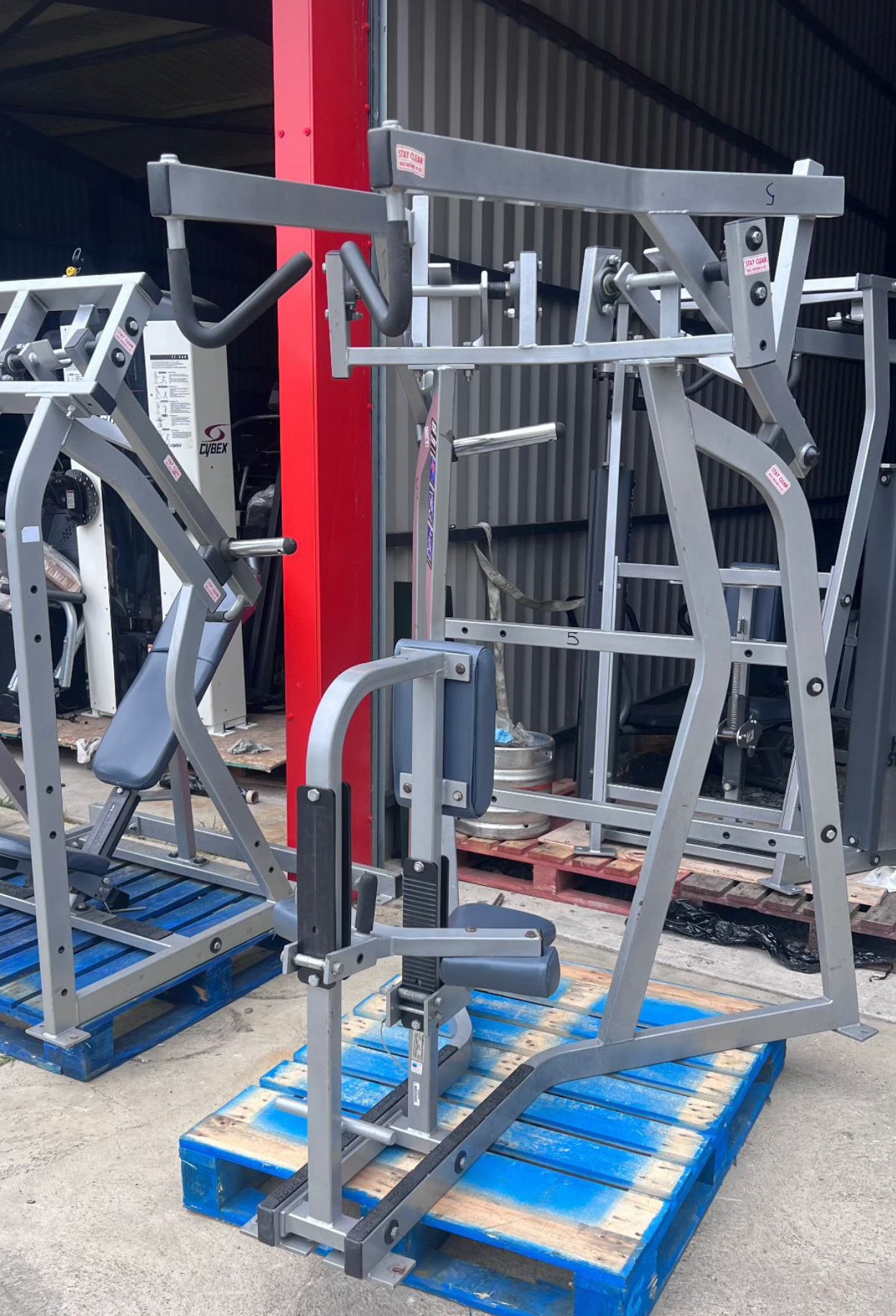 Hammer Strength - High Row ( Silver )