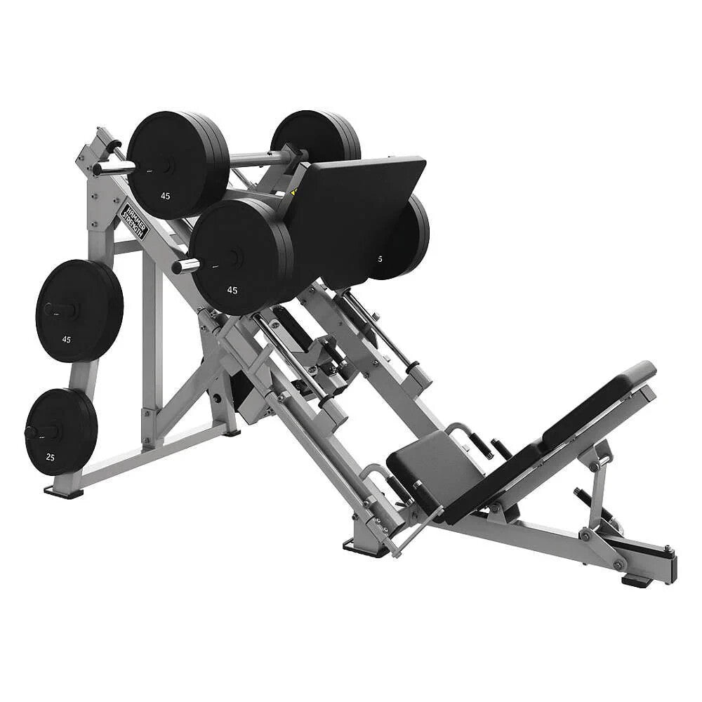 Hammer Strength Plate-Loaded Linear Leg Press Commercial Gym Equipment