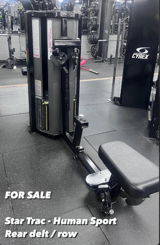 Star Trac Human Sport Real Delt Row